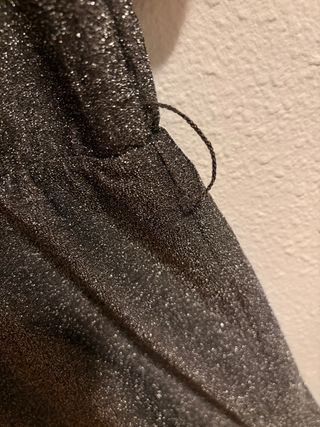 Vestido gris brillante