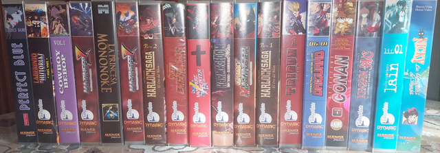 18 Cintas VHS Anime Mangamania