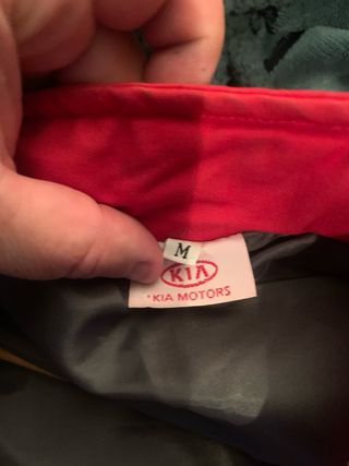 Chaleco de trabajo Kia Negro y Rojo