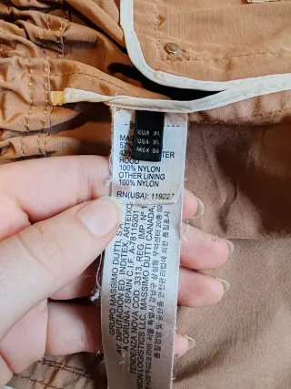 Chaqueta Massimo Dutti Mujer Impermeable