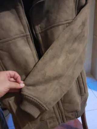 Cazadora Xiagu Piel Ante Talla M forro interior