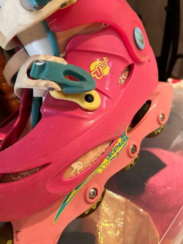 Patines en línea rosas Decathlon