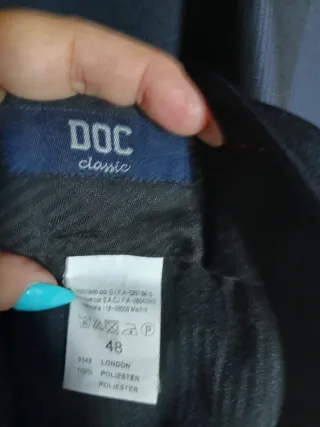 Traje de hombre 3 piezas negro