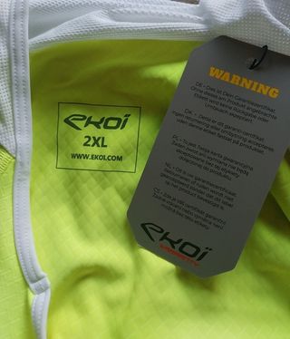 Ekoi Body Pantalone Corto Giallo Fluo XXL