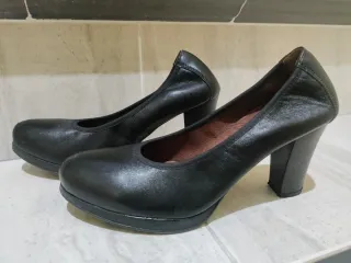 Zapatos tacón negros talla 37 Pitillos