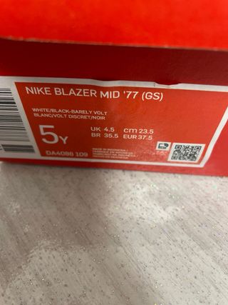 Nike Blazer Mid usate 1 volta