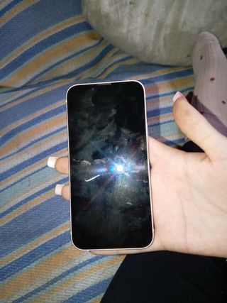 iPhone 13 mini rosa 98% batteria