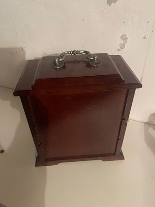 Reloj Joyero Marrón y Dorado