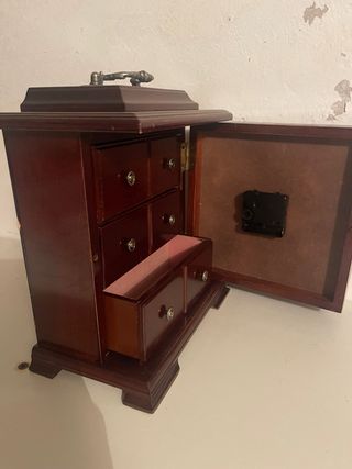 Reloj Joyero Marrón y Dorado