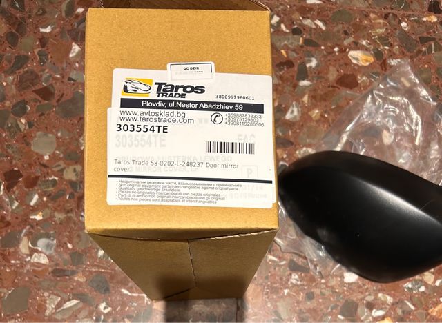 Cubierta Retrovisor Fiat 500 L/R