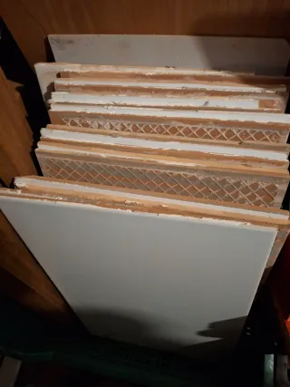 17 Azulejos blanco 33x49cm