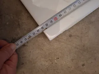 17 Azulejos blanco 33x49cm