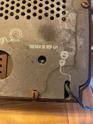 Radio Philips Antigua de Válvulas