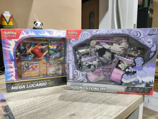 Pokemon ITA Mega Lucario EX & Houndstone EX