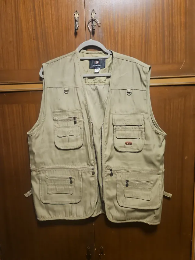 Chaleco safari beige