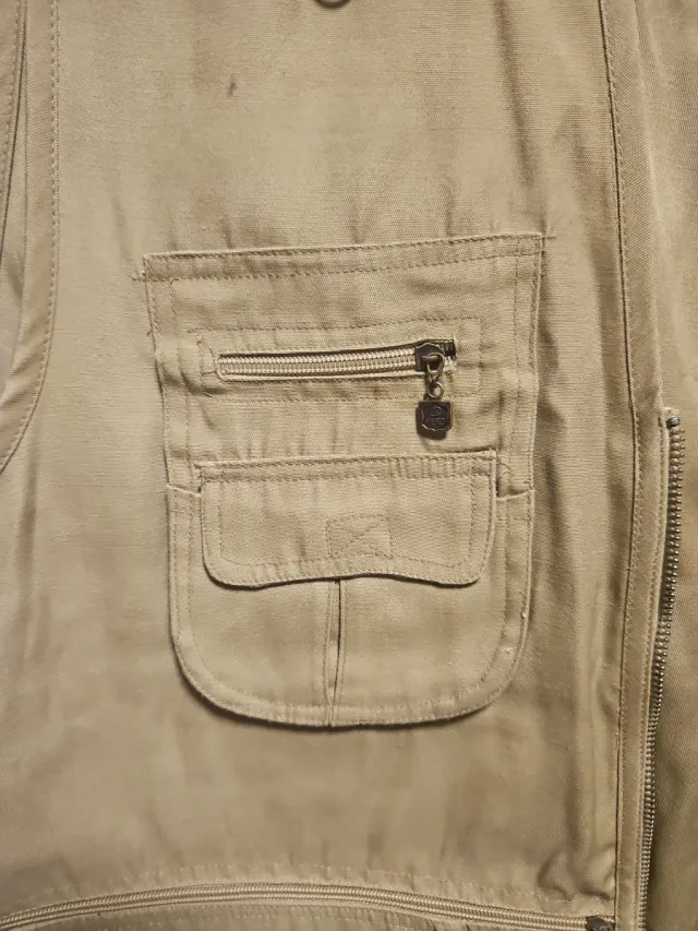 Chaleco safari beige