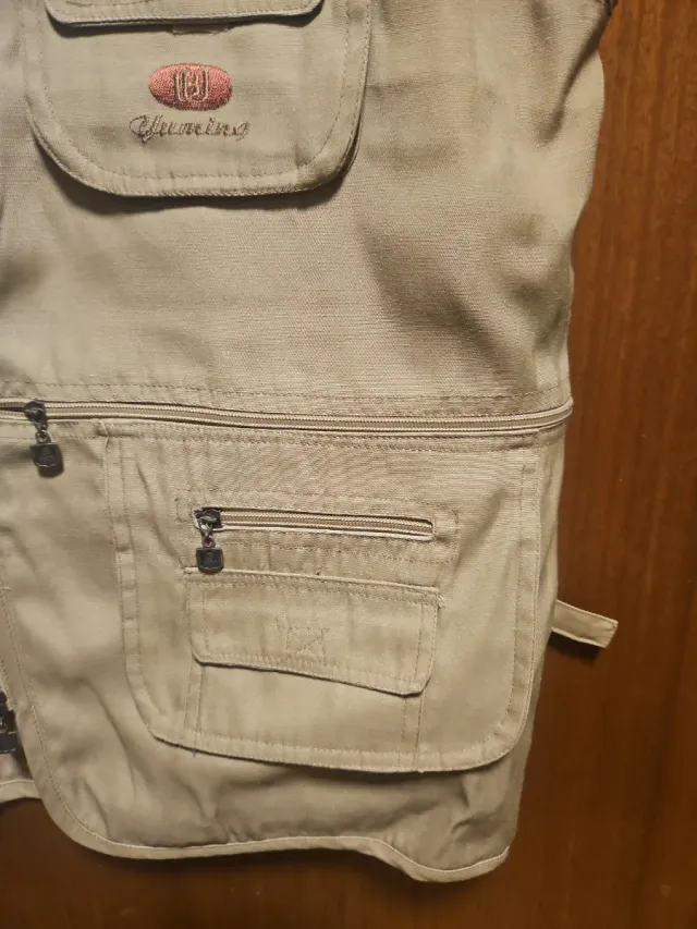 Chaleco safari beige