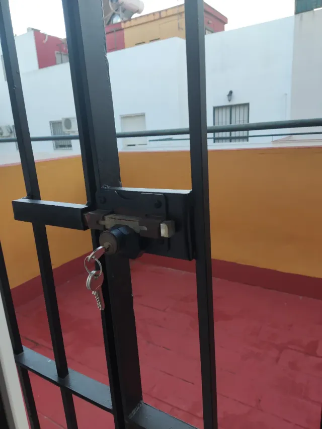 Reja de hierro para puerta o balcón