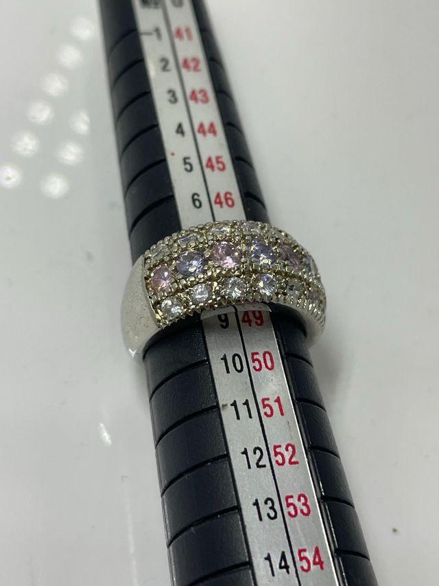 Anillo Plata Primera Ley Circonitas