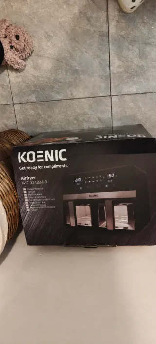 Freidora Koenic Doble Cesta KAF924224B