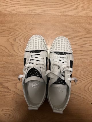 Christian Louboutin Zapatillas Blancas y Negras