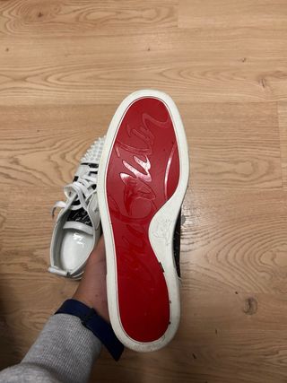 Christian Louboutin Zapatillas Blancas y Negras