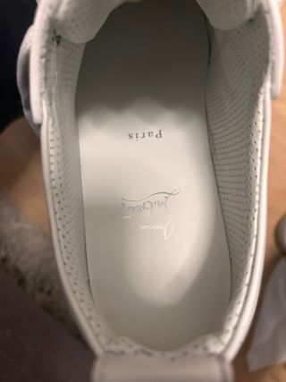 Christian Louboutin Zapatillas Blancas y Negras