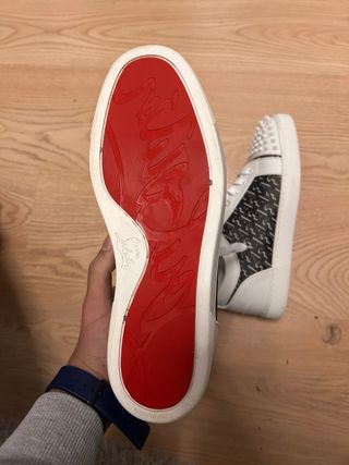 Christian Louboutin Zapatillas Blancas y Negras
