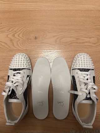 Christian Louboutin Zapatillas Blancas y Negras
