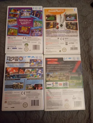 4 Juegos Wii: Super Smash Bros, FIFA 12, MySims Pa