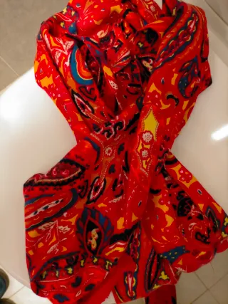 Fular étnico multicolor