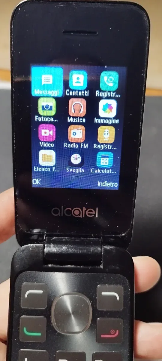 Alcatel 2051 D Dual Sim Argento