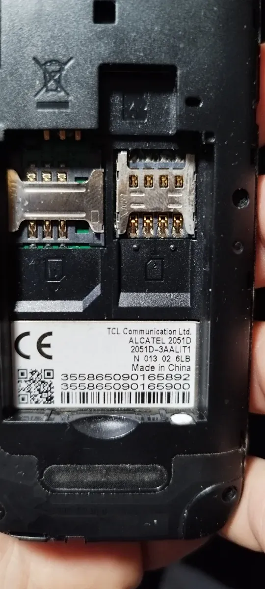 Alcatel 2051 D Dual Sim Argento