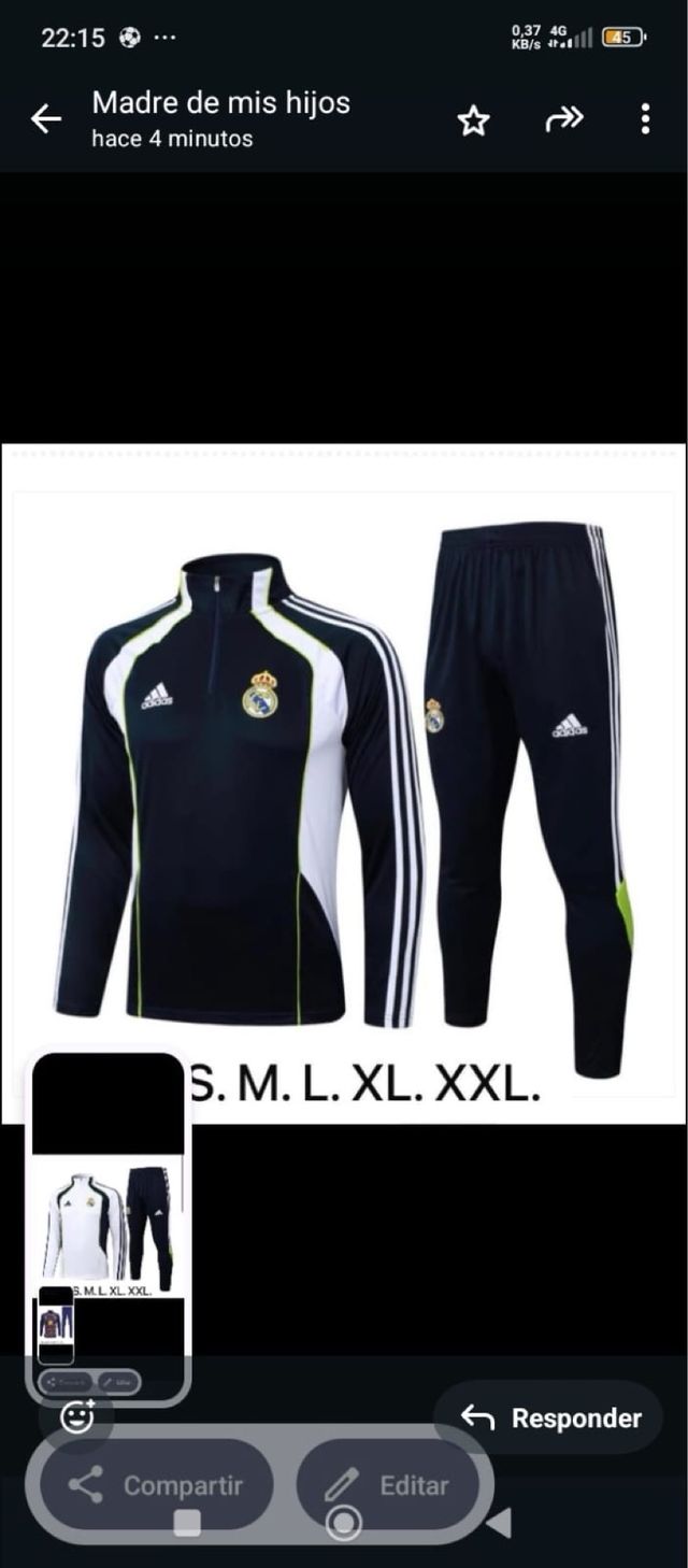 Chándal Nike Fútbol Hombre Tallas S-Xxl