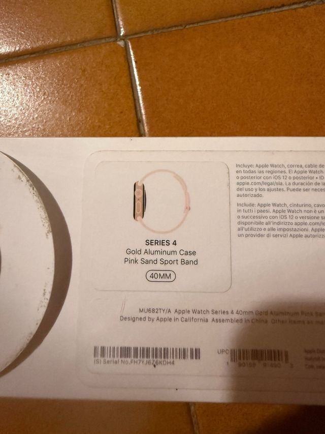 Apple Watch Series 4 Oro Rosa