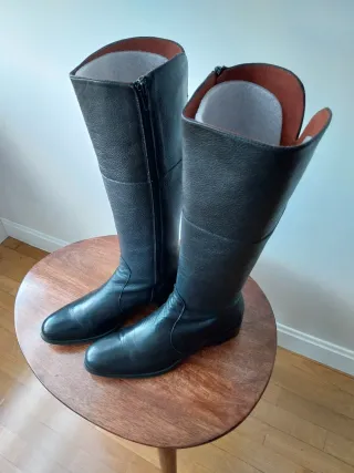 Botas altas de mujer negras