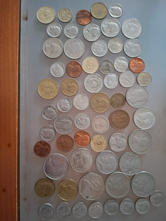 Colección Monedas Extranjeras Variadas