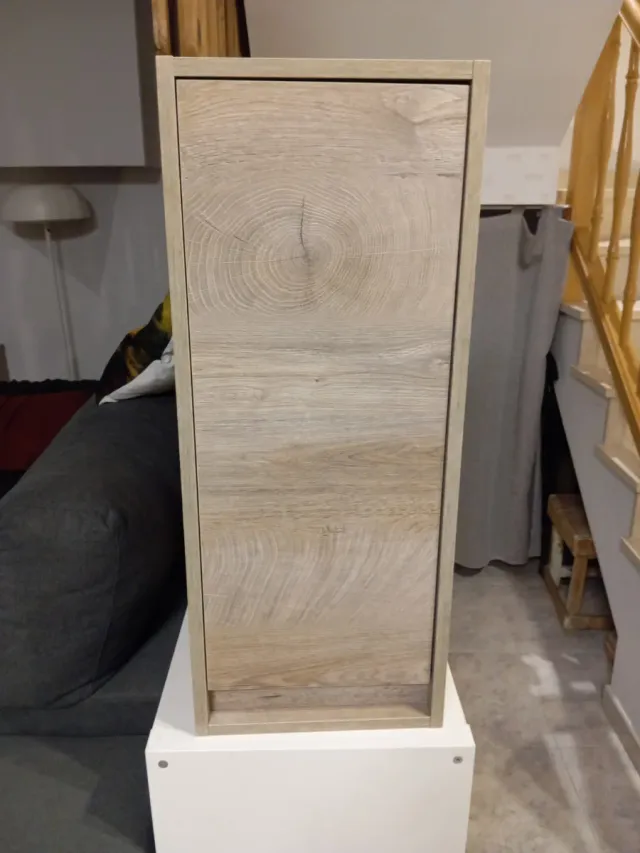 Columna baño 1 puerta 2 estantes, para colgar.