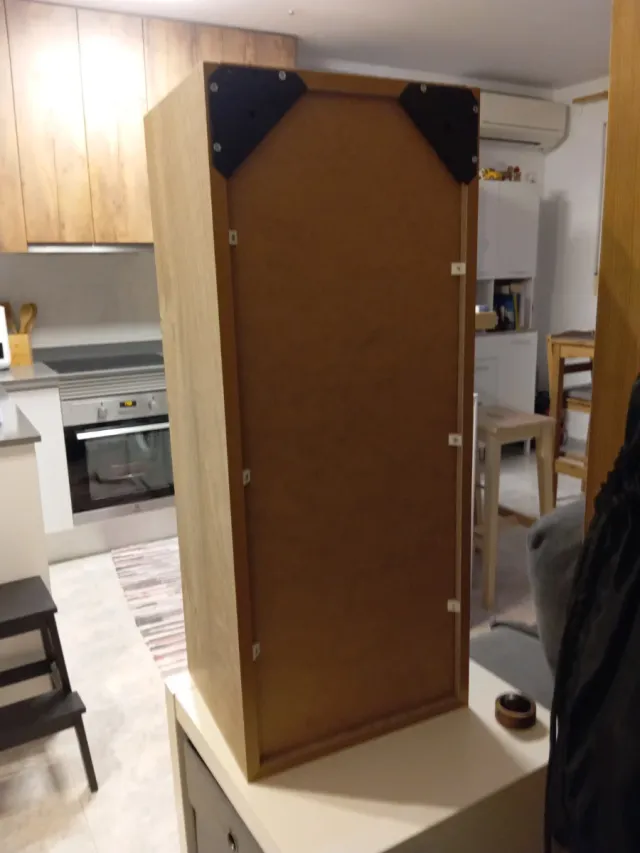 Columna baño 1 puerta 2 estantes, para colgar.