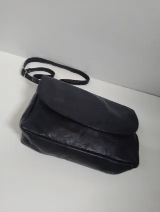 Bolso de cuero Loewe negro