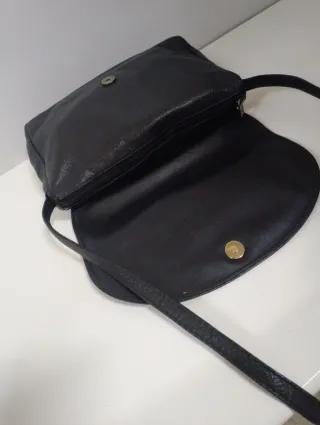 Bolso de cuero Loewe negro