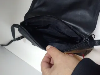 Bolso de cuero Loewe negro