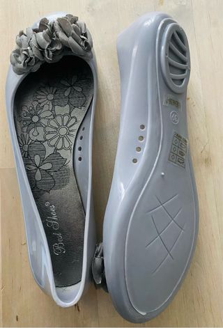 Bailarinas grises Best Shoes talla 39
