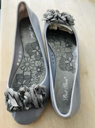 Bailarinas grises Best Shoes talla 39