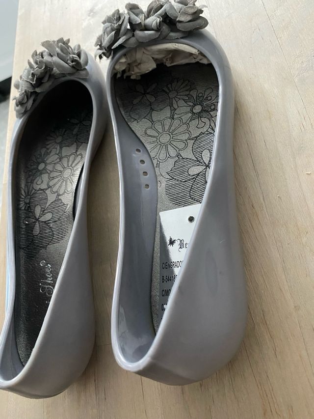 Bailarinas grises Best Shoes talla 39