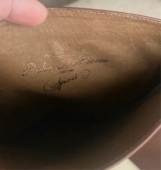 Botas de piel Pedro del Hierro marrones.