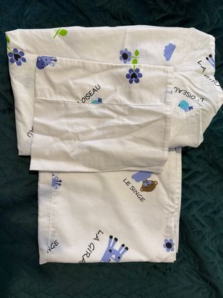 Juego sábanas cuna tipo Moisés