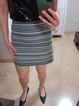 Minifalda Zara Talla M