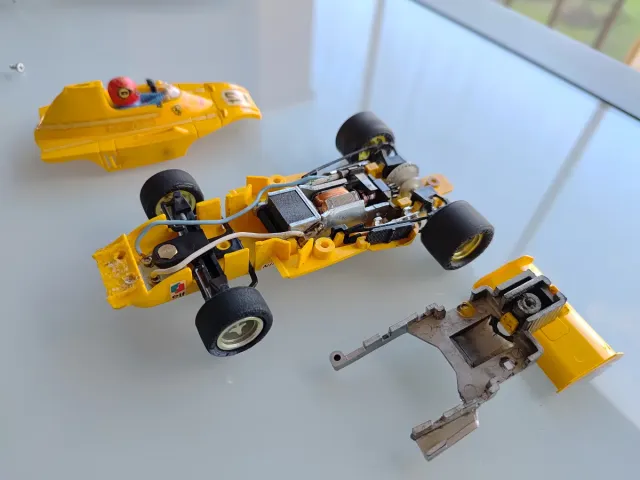Scalextric Ferrari B3 Amarillo Desguace
