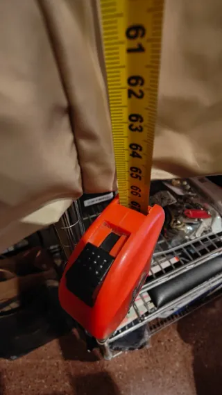 Gabardina corta beige